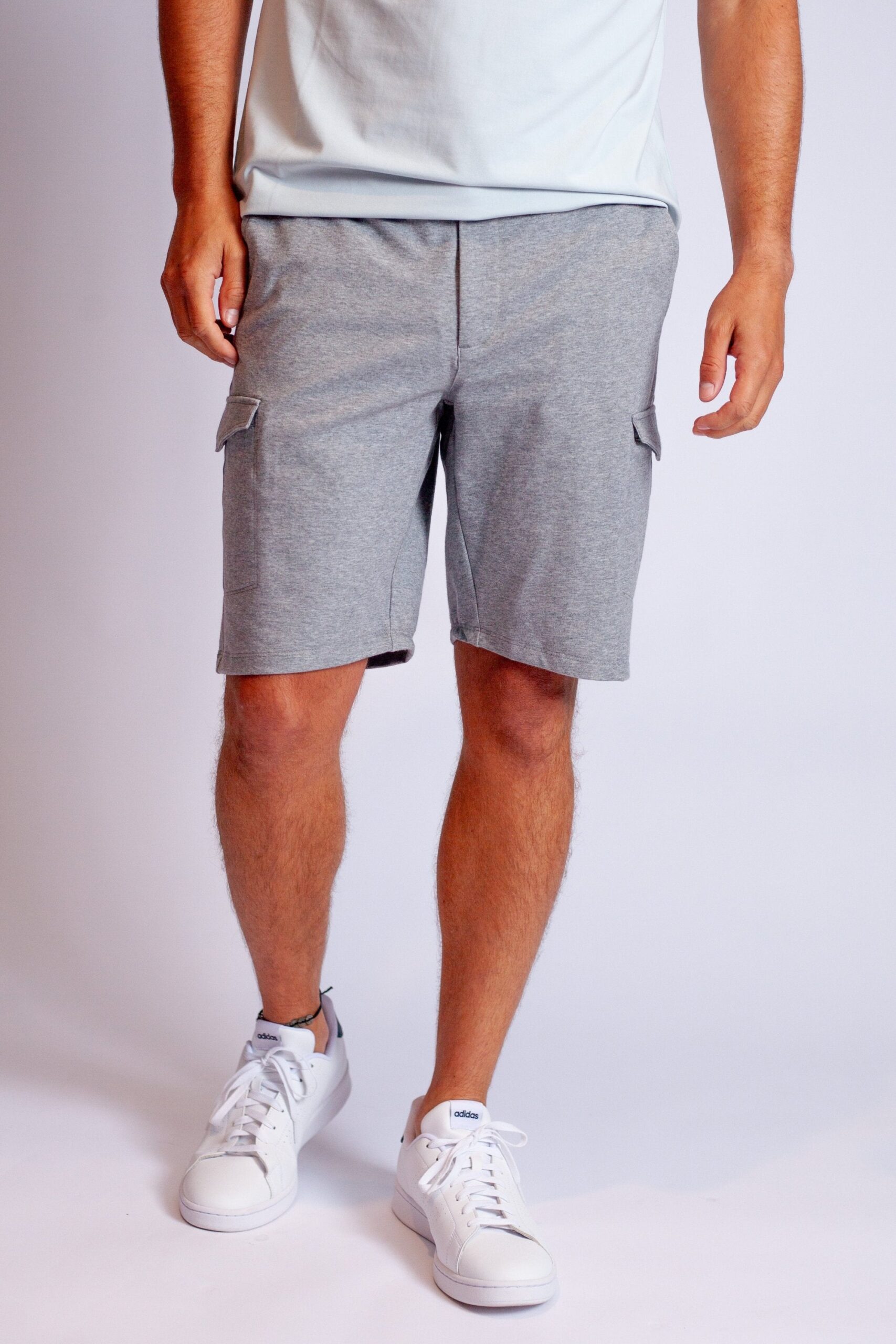 Buki_Cargo_Shorts_-_in_Heather_Grey